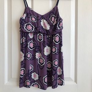 Purple Floral Tank